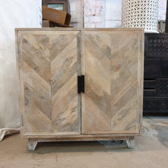 Clovelly Designer Solid Wood Acacia Cabinet D103