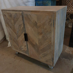 Clovelly Designer Solid Wood Acacia Cabinet D103