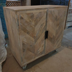 Clovelly Designer Solid Wood Acacia Cabinet D103