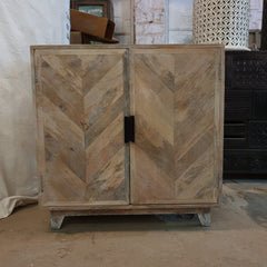 Clovelly Designer Solid Wood Acacia Cabinet D103