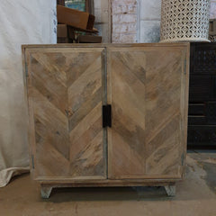 Clovelly Designer Solid Wood Acacia Cabinet D103