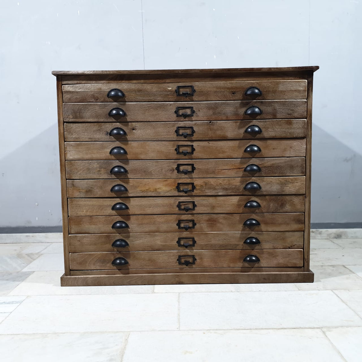 Indian Hand Carved Solid Wood Chest of Drawer Dresser D50