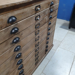 Indian Hand Carved Solid Wood Chest of Drawer Dresser D50