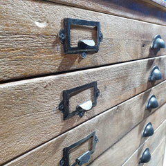 Indian Hand Carved Solid Wood Chest of Drawer Dresser D50