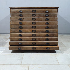 Indian Hand Carved Solid Wood Chest of Drawer Dresser D50