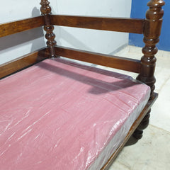 Hand Carved Solid Wood Daybed Sofa Set D15