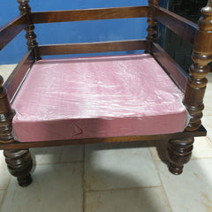 Hand Carved Solid Wood Daybed Sofa Set D15