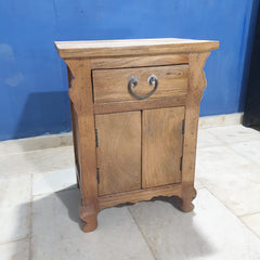 Indian Hand Carved Solid Wood Oriental Bedside Tables 93