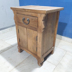 Indian Hand Carved Solid Wood Oriental Bedside Tables 93
