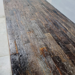 Live Edge Sleeper Industrial Dining Table 16