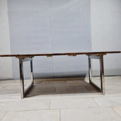 Live Edge Sleeper Industrial Dining Table 16