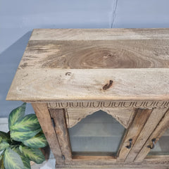 Indian Hand Carved Solid Hard Wood Sideboard C45