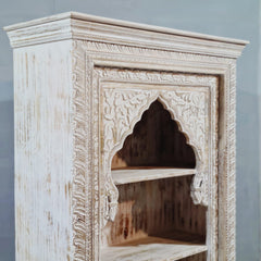 Mehrab Indian Carved Solid Wood Bookshelf B48