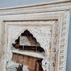 Mehrab Indian Carved Solid Wood Bookshelf B48