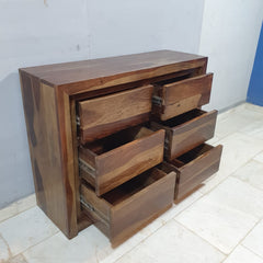 Boston Contemporary Solid Wood 6 Drawers Chest Of Drawers D60