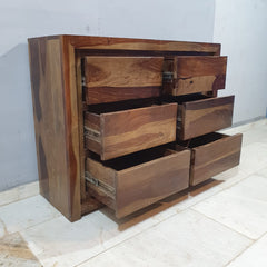 Boston Contemporary Solid Wood 6 Drawers Chest Of Drawers D60