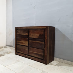 Boston Contemporary Solid Wood 6 Drawers Chest Of Drawers D60