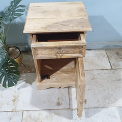 The Attic Jodhpur Solid Wood Bedside Table Natural 40x35x60 cm