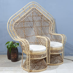 Cane Studio Double Rattan Bamboo Cane Chair 02