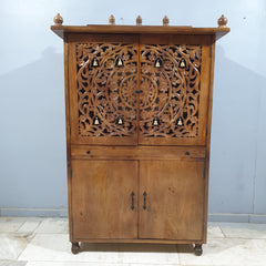 Hand Carved Indian Solid Wood Home Temple