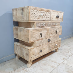 The Attic Duns Wooden Chest of Drawer Natural D47