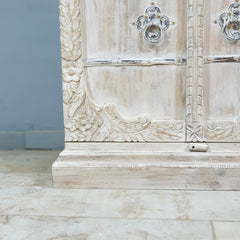 Indian Hand Carved Solid Wood Cabinet D99