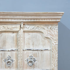 Indian Hand Carved Solid Wood Cabinet D99