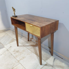 Avalon Sunray Mango Wood Scandinavian legs Study Desk C8