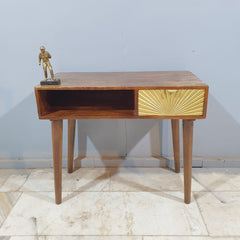 Avalon Sunray Mango Wood Scandinavian legs Study Desk C8