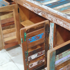 NIRVANA Reclaimed Boat Timber Sideboard Buffet C33