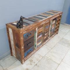 NIRVANA Reclaimed Boat Timber Sideboard Buffet C33