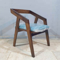 The Gileteen Solid Wood Cushioned Chair for Dining & Living Room 24