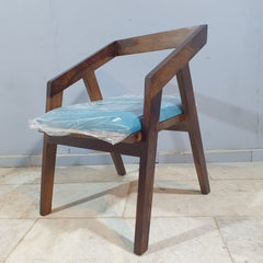 The Gileteen Solid Wood Cushioned Chair for Dining & Living Room 24