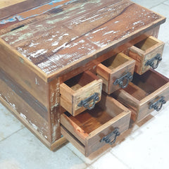 The Attic Barmer Mango Wood Coffee Table Multicolor C87