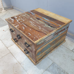 The Attic Barmer Mango Wood Coffee Table Multicolor C87