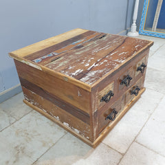 The Attic Barmer Mango Wood Coffee Table Multicolor C87