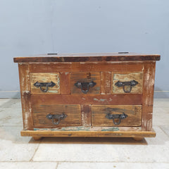 The Attic Barmer Mango Wood Coffee Table Multicolor C87