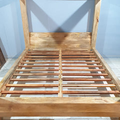 Handmade Classic Solid Sheesham Wood Poster King Size Bed