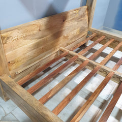 Handmade Classic Solid Sheesham Wood Poster King Size Bed