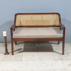 Rattan Elegance Series Mango Wood Bench B11