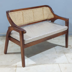 Rattan Elegance Series Mango Wood Bench B11