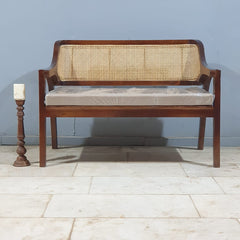Rattan Elegance Series Mango Wood Bench B11