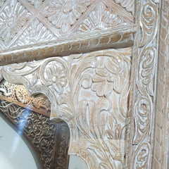 Mehrab Indian Hand Carved Mirror 22