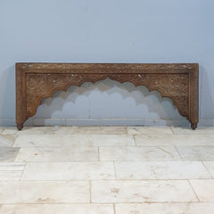Handmade Carved Indian Solid Hard Wood Double Sided Arch