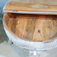 Grinder Coffee Table With Top For Storage C90