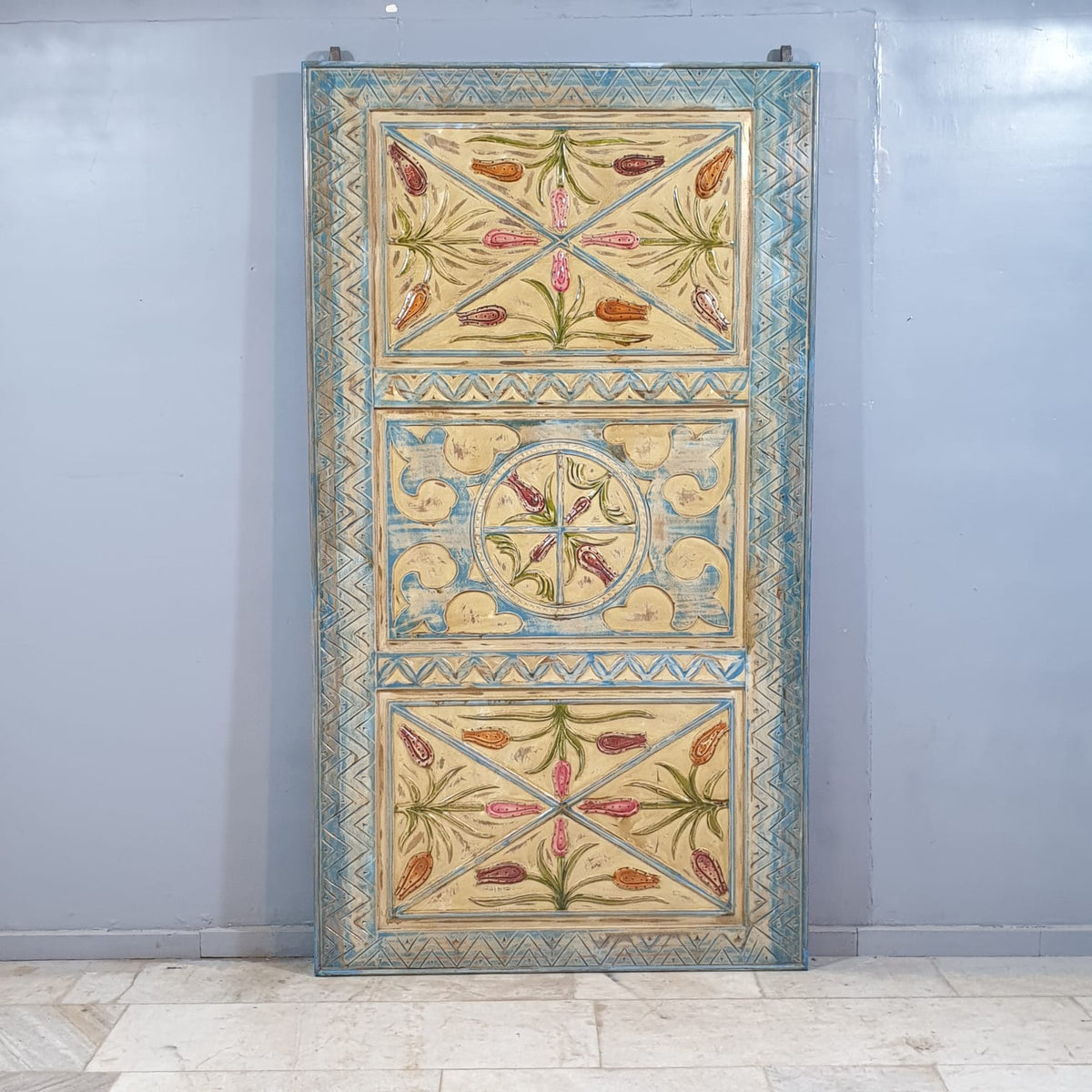 Indian Furniture Hand Carved Barn Door 32