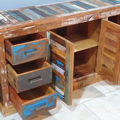 NIRVANA Reclaimed Boat Timber Sideboard Buffet C33