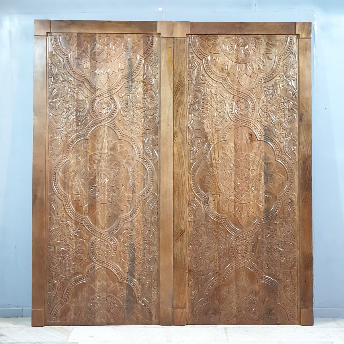 Handmade Vintage Wood Carving Door Decal 33