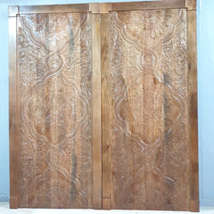 Handmade Vintage Wood Carving Door Decal 33