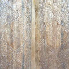Handmade Vintage Wood Carving Door Decal 33
